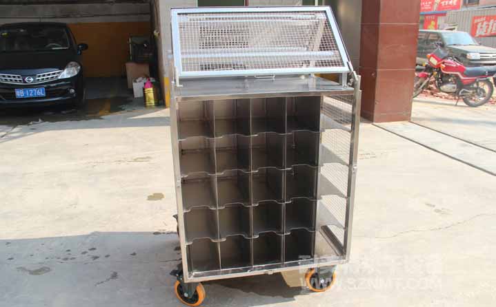 電池陰極片推車